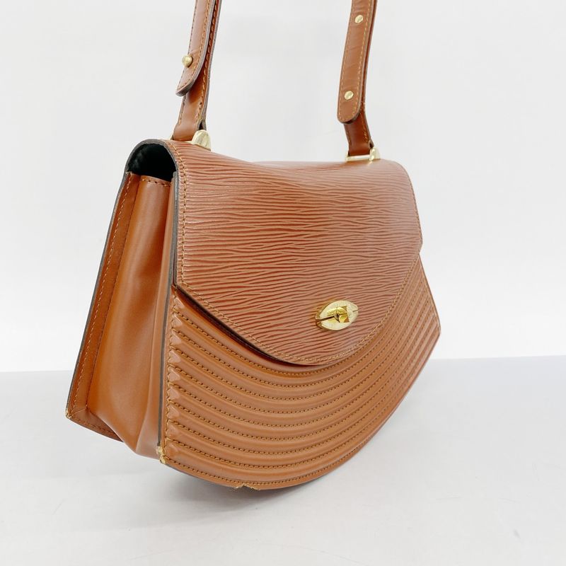 Louis Vuitton Shoulder Bag Epi Tilsit M52483 Kenya Brown Ladies