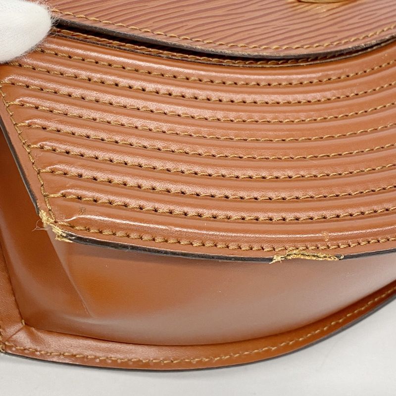 Louis Vuitton Shoulder Bag Epi Tilsit M52483 Kenya Brown Ladies