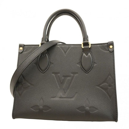 Louis Vuitton Handbag Monogram ・empreinte on the Go PM M45653 Noir Black 2way