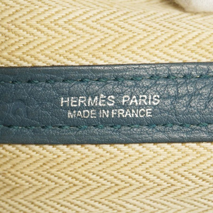 Hermes Tote Bag Garden Party TPM Country Bruton Pet Silver Hardware P Engraved