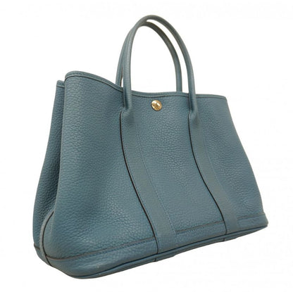 Hermes Tote Bag Garden Party TPM Country Bruton Pet Silver Hardware P Engraved