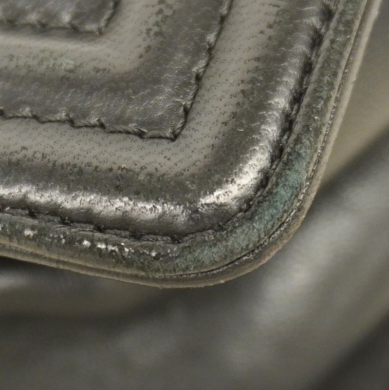 Chanel Shoulder Bag Boy Chanel Lambskin Black Gold Hardware Women's