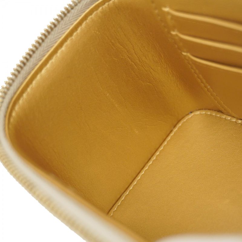 Chanel Vanity Bag Matelasse Lambskin Gray Gold Hardware Women's