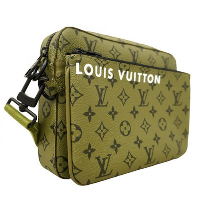 Louis Vuitton Shoulder Bag Monogram Trio Messenger M23783 Khaki Men's