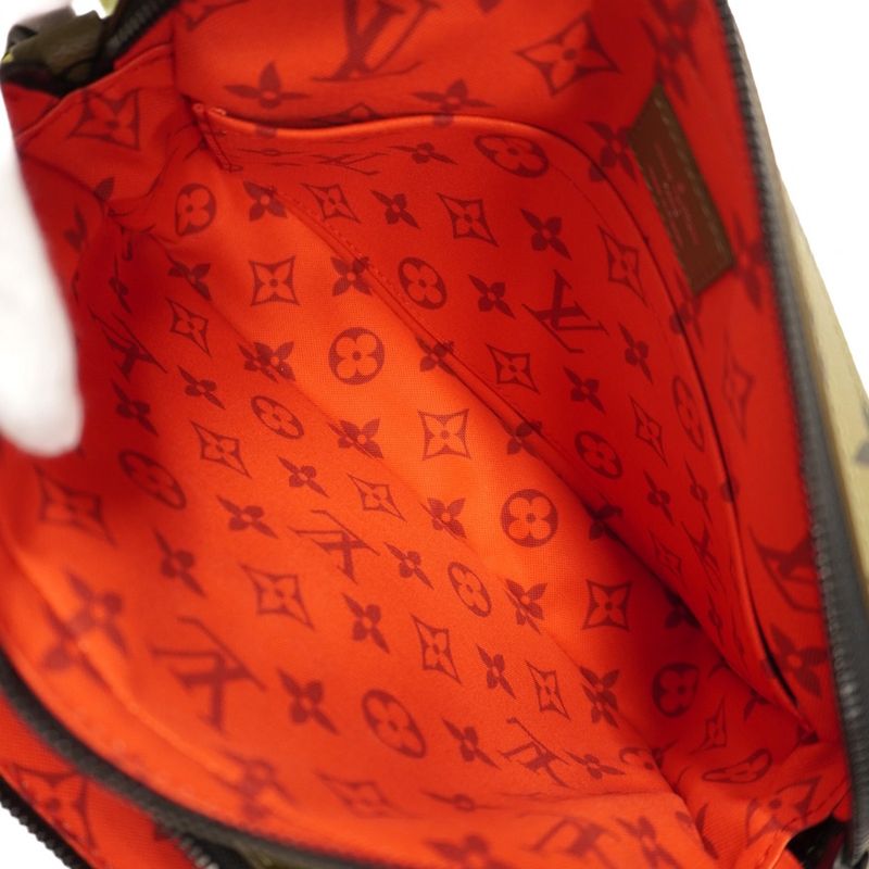 Louis Vuitton Shoulder Bag Monogram Trio Messenger M23783 Khaki Men's