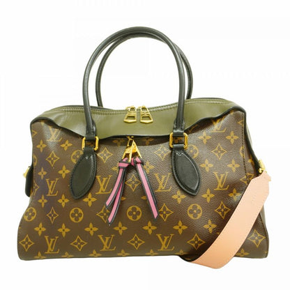 Louis Vuitton Handbag Monogram Tuileries Tote M41455 Brown Khaki 2way Bag Ladies