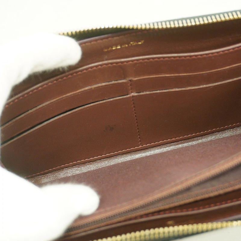 Chanel Long Wallet Matelasse Lambskin Black Gold Hardware Women's