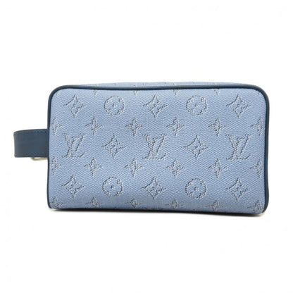 Louis Vuitton Handbag Monogram Heritage Rocker Dop Kit M14839 Blue Men's