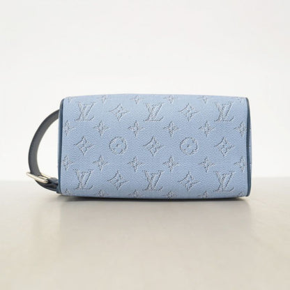 Louis Vuitton Handbag Monogram Heritage Rocker Dop Kit M14839 Blue Men's