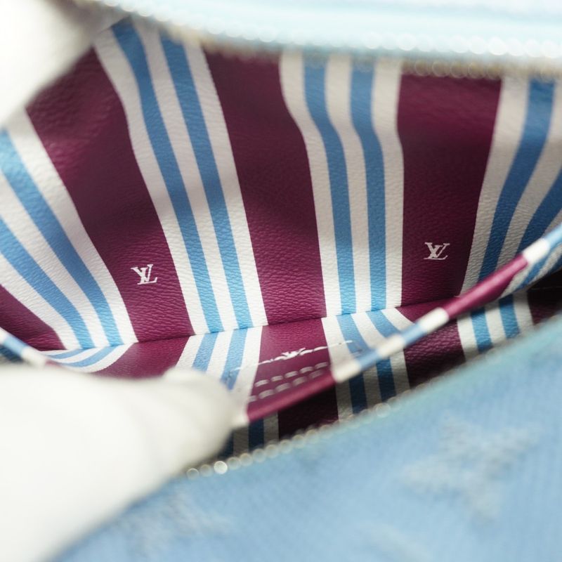 Louis Vuitton Handbag Monogram Heritage Rocker Dop Kit M14839 Blue Men's