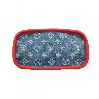 Louis Vuitton Handbag Monogram Cherry Denim Neverfull Inside Out BB M14997 Blue