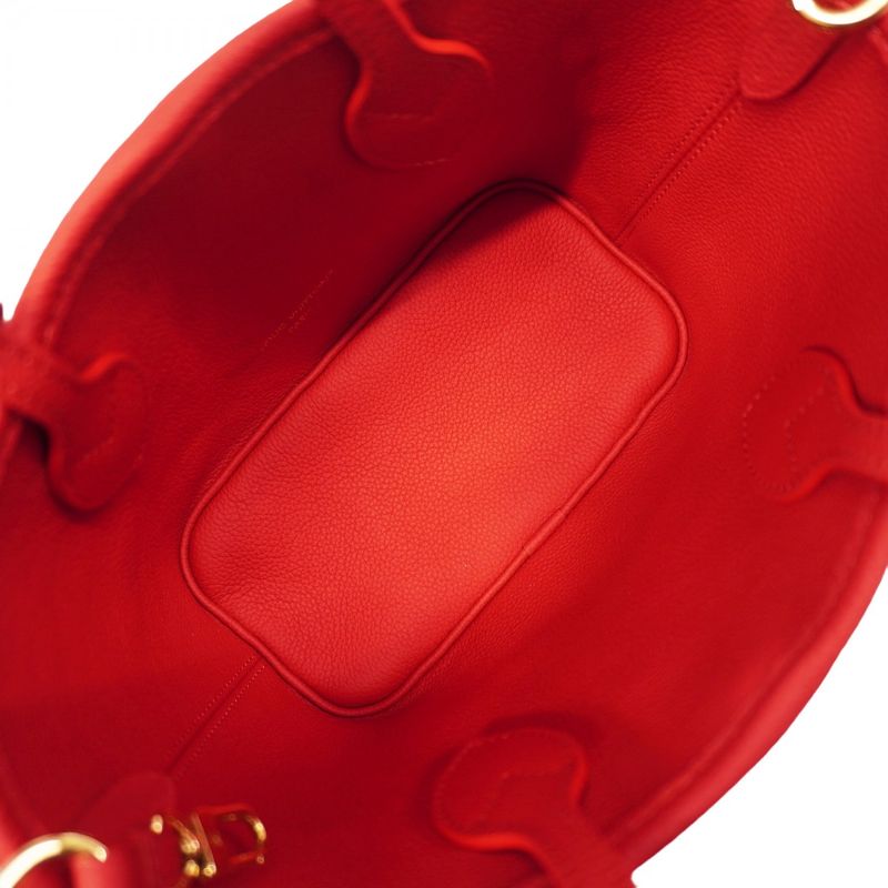 Louis Vuitton Handbag Monogram Cherry Denim Neverfull Inside Out BB M14997 Blue