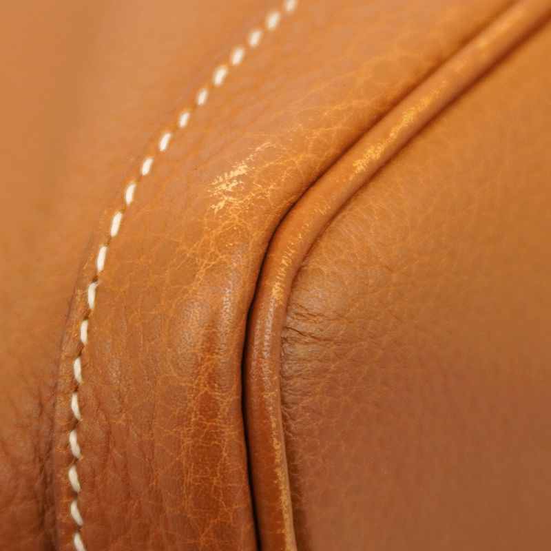 Hermes Tote Bag Garden Party PM Negonda Gold Silver Hardware L Engraved Ladies