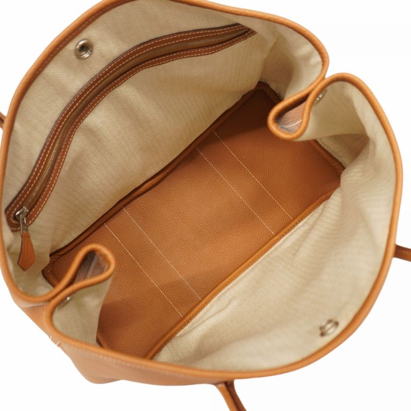 Hermes Tote Bag Garden Party PM Negonda Gold Silver Hardware L Engraved Ladies