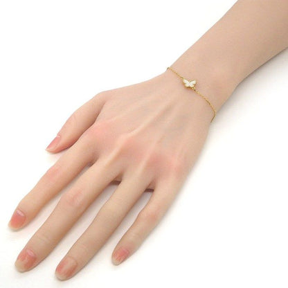Van Cleef & Arpels Bracelet Sweet Alhambra Papillon White Shell 18K