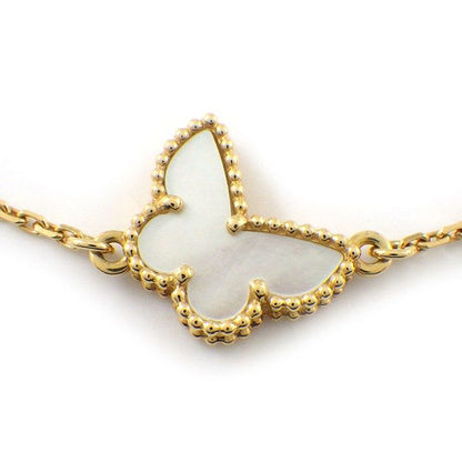 Van Cleef & Arpels Bracelet Sweet Alhambra Papillon White Shell 18K
