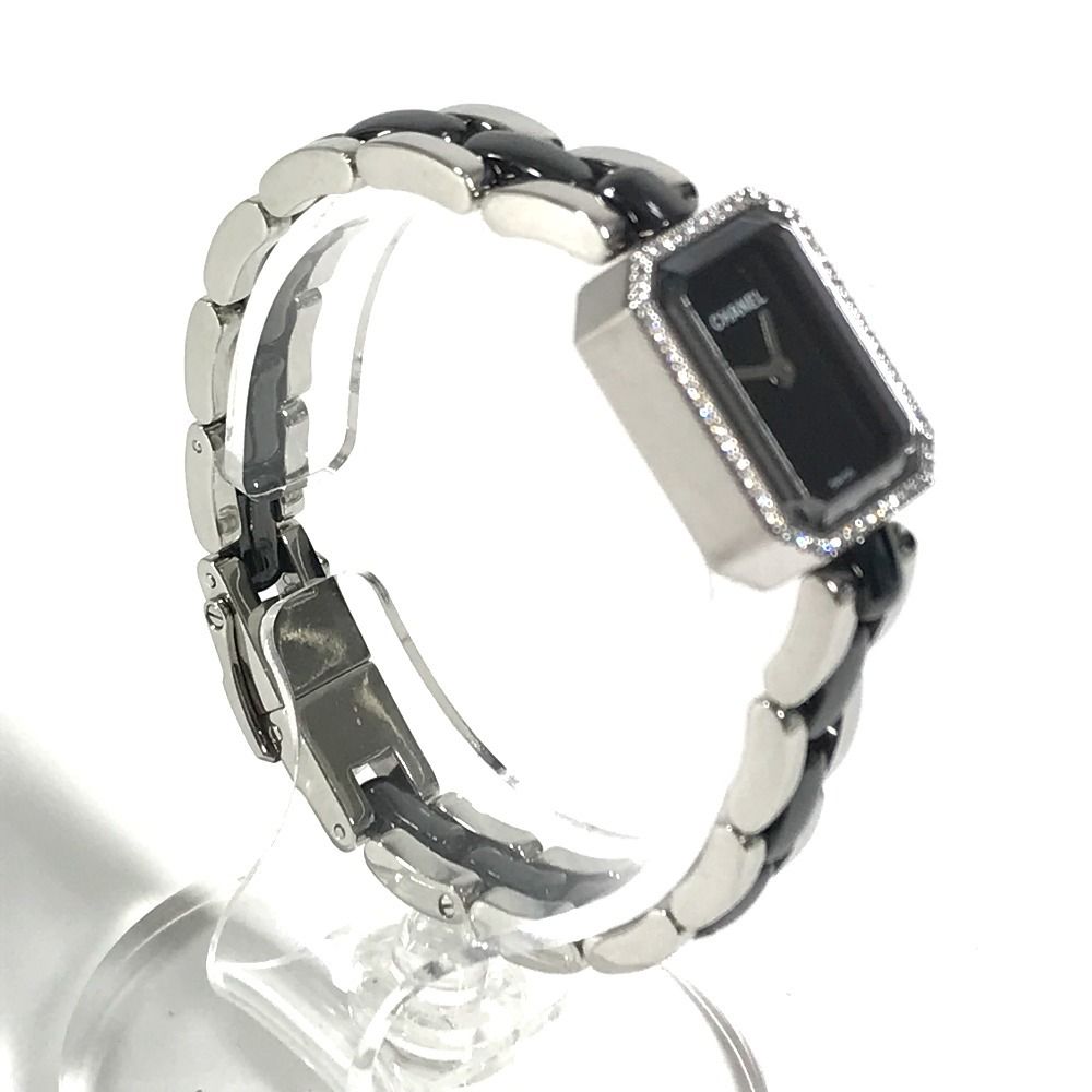 Chanel Watch Premiere H2163 Ss Black