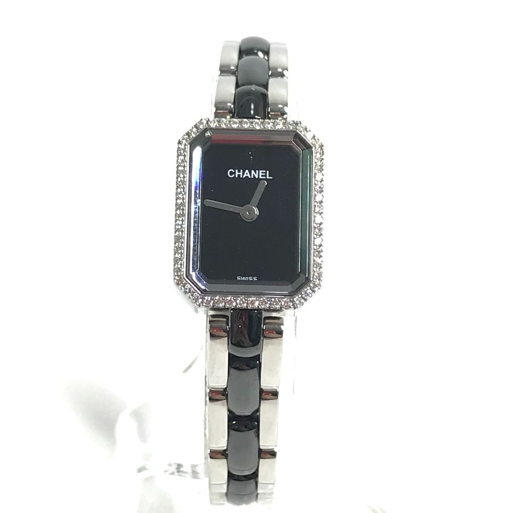 Chanel Watch Premiere H2163 Ss Black