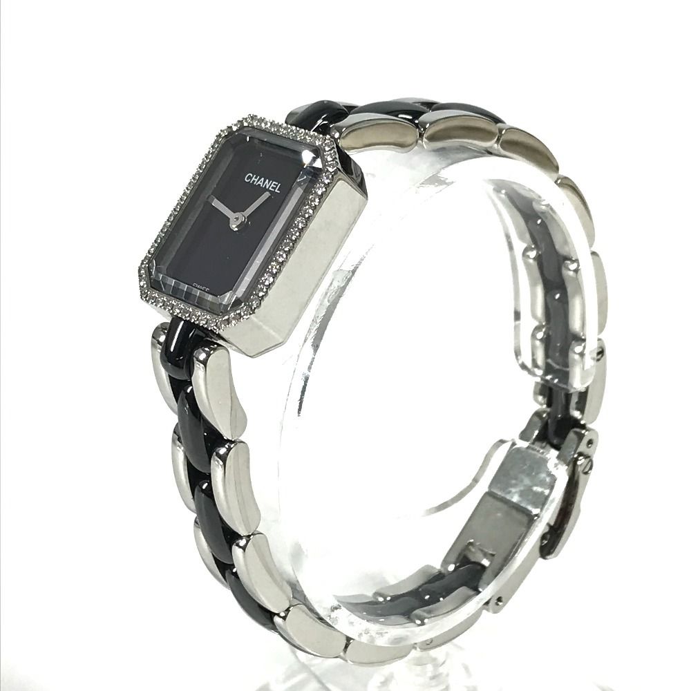 Chanel Watch Premiere H2163 Ss Black
