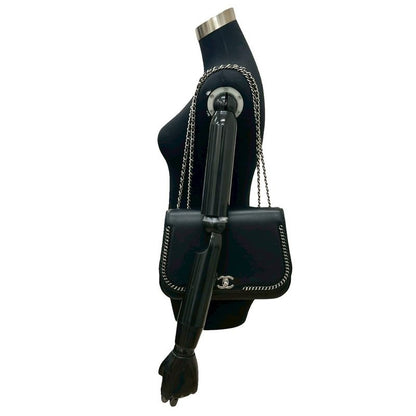 Chanel Chanel Leather Turnlock Chain Shoulder Bag