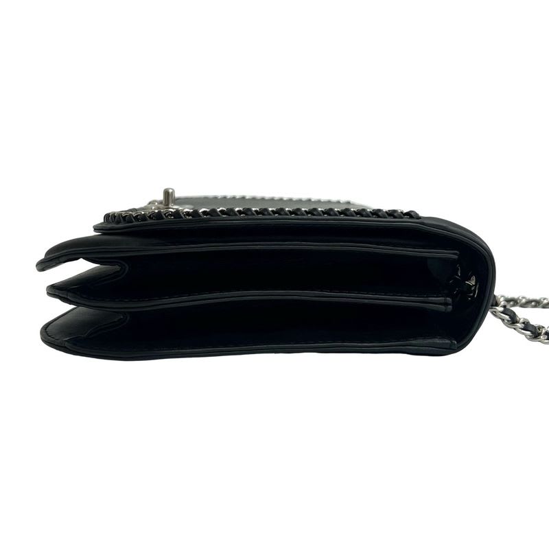 Chanel Chanel Leather Turnlock Chain Shoulder Bag
