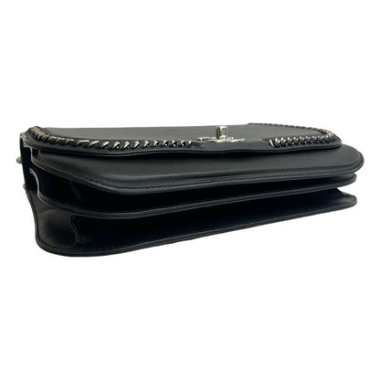 Chanel Chanel Leather Turnlock Chain Shoulder Bag