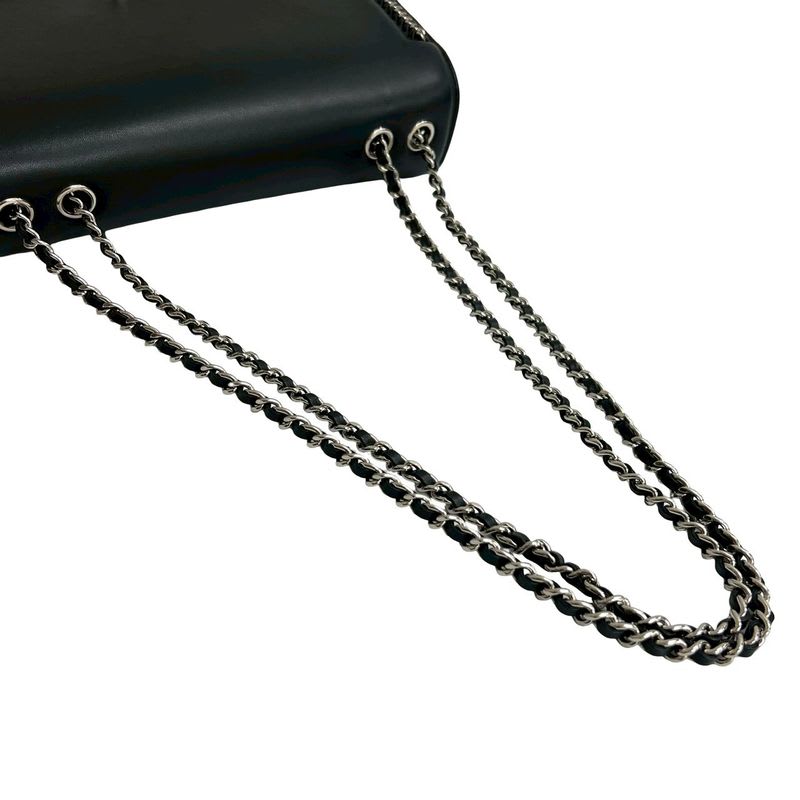 Chanel Chanel Leather Turnlock Chain Shoulder Bag