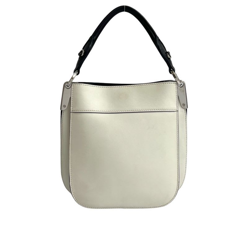 Prada Magit Logo Hardware Leather 2-Way Handbag Mini Tote Bag