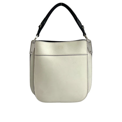 Prada Magit Logo Hardware Leather 2-Way Handbag Mini Tote Bag