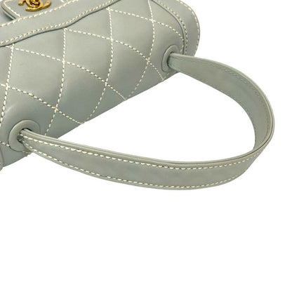 Chanel Chanel Quilted Coco Wild Stitch Leather