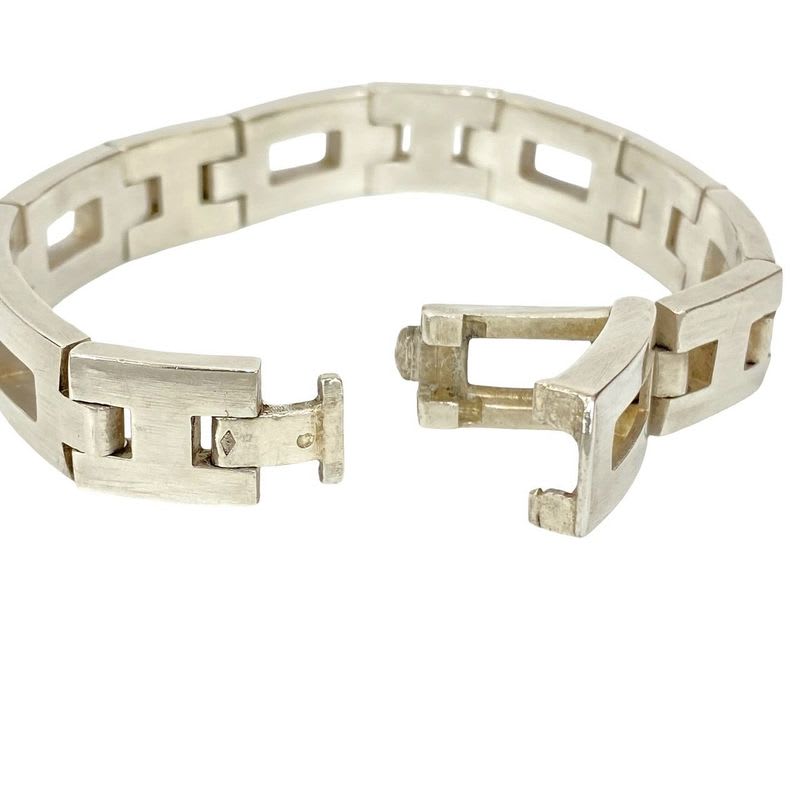 Hermes Cles Silver 925 Bracelet Bangle Accessories Small Items 78557