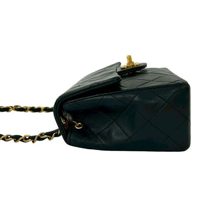 Chanel Chanel Quilted Coco Lambskin Leather Turnlock Chain