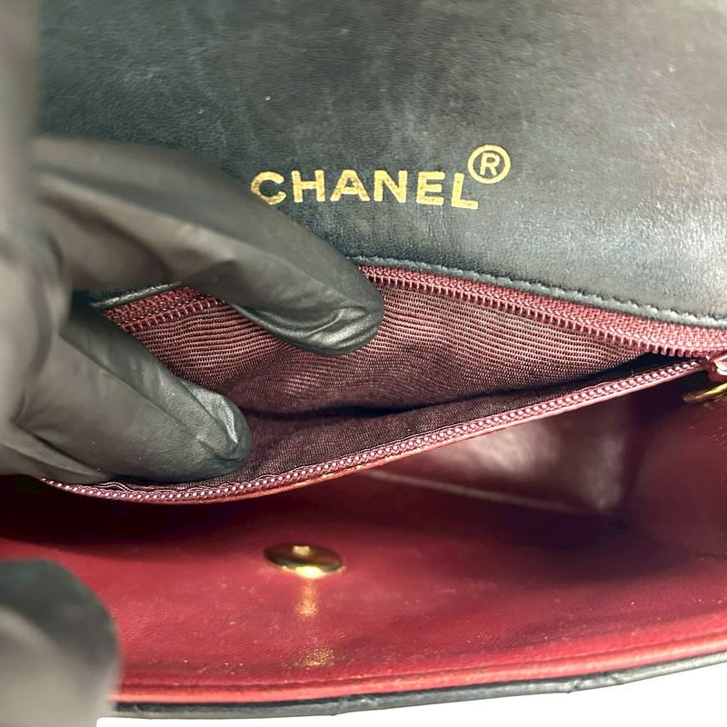 Chanel Chanel Quilted Coco Lambskin Leather Turnlock Chain