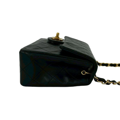 Chanel Chanel Quilted Coco Lambskin Leather Turnlock Chain