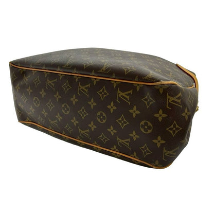 Louis Vuitton Batignolles Oriental Monogram Leather Tote Bag Handbag Brown 406-7