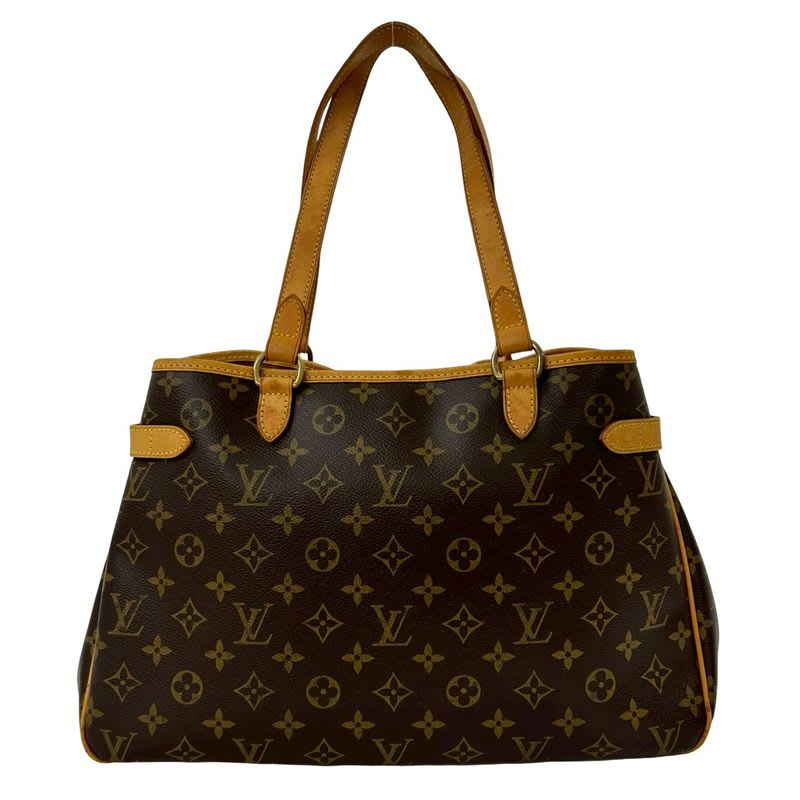 Louis Vuitton Batignolles Oriental Monogram Leather Tote Bag Handbag Brown 406-7