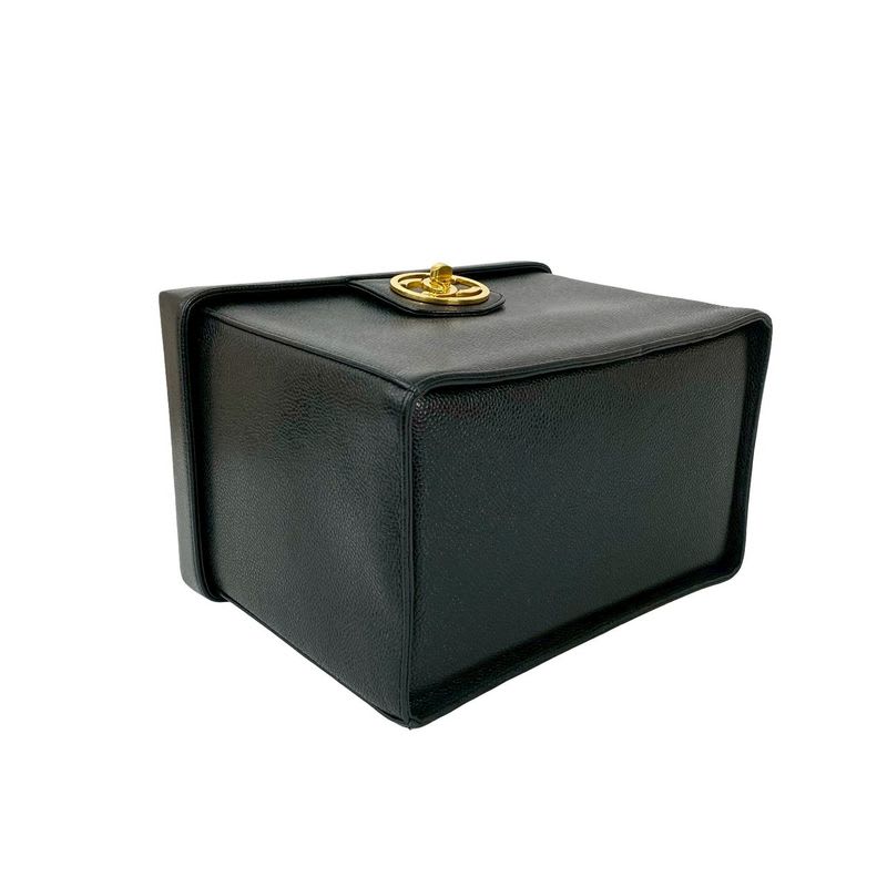 Chanel Coco Caviar Leather 2-Way Handbag Vanity Bag