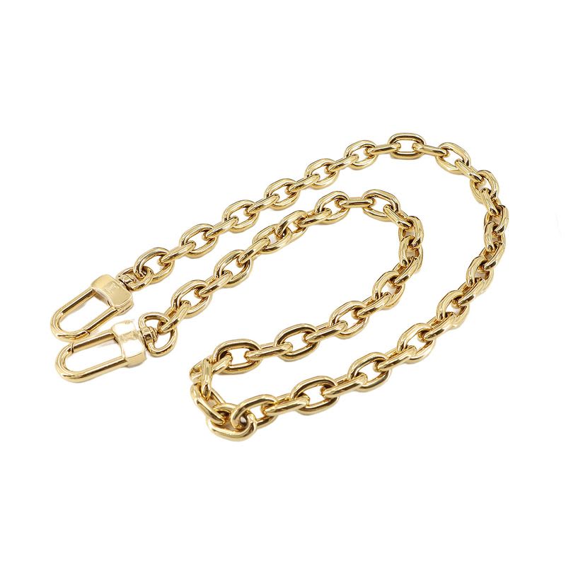 Louis Vuitton Monogram Clutch 2-Way Hand Chain Shoulder Bag Brown