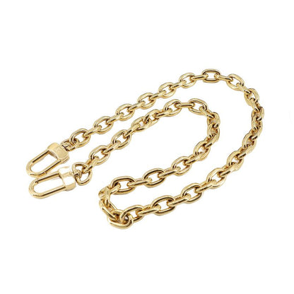 Louis Vuitton Monogram Clutch 2-Way Hand Chain Shoulder Bag Brown