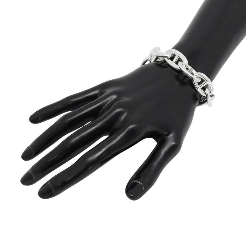 Hermes Bracelet Chaine D'ancre TGM 10 Links Silver