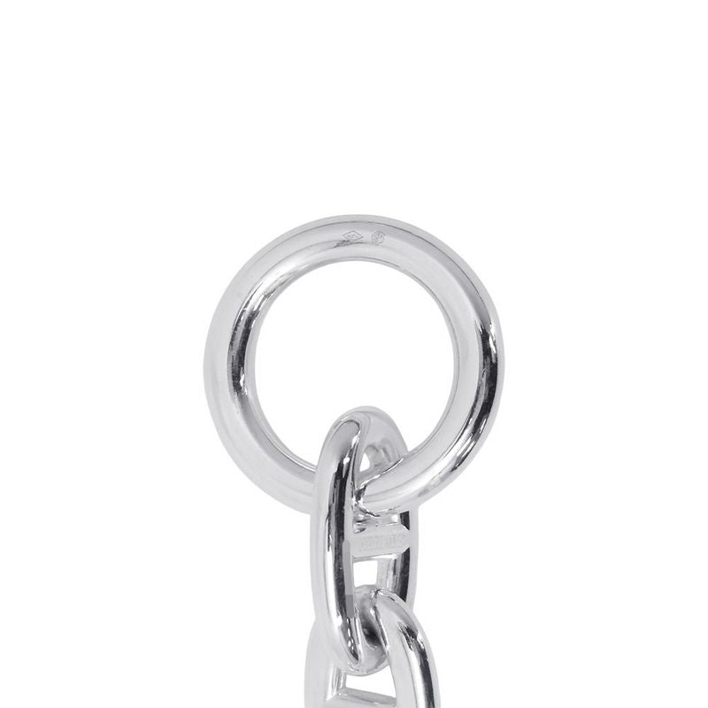 Hermes Bracelet Chaine D'ancre TGM 10 Links Silver