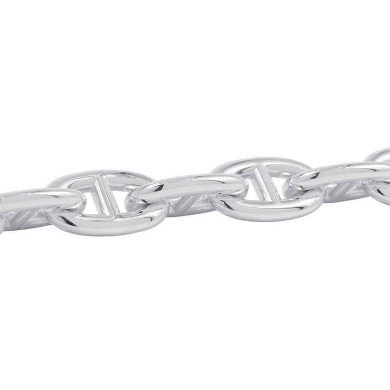 Hermes Bracelet Chaine D'ancre TGM 10 Links Silver