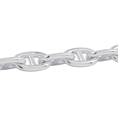 Hermes Bracelet Chaine D'ancre TGM 10 Links Silver