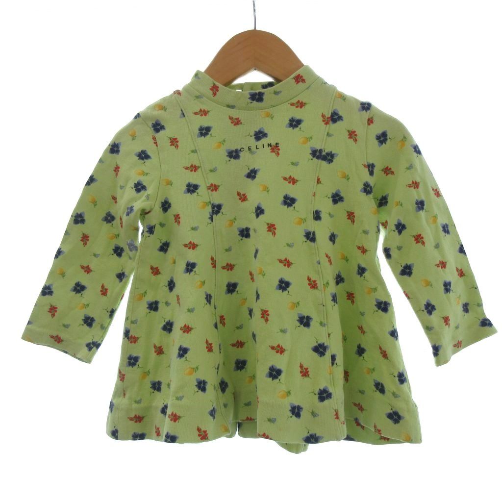 Celine CELINE 2-piece set summary poncho batting hooded cut and sew floral