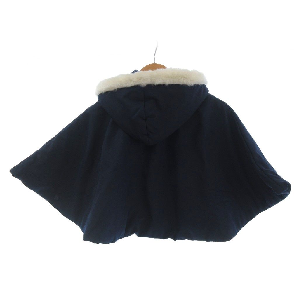 Celine CELINE 2-piece set summary poncho batting hooded cut and sew floral