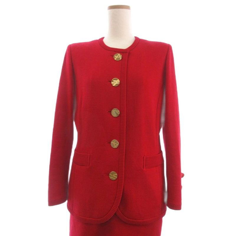 Yves Saint Laurent Vintage Suit Setup Cardigan Knit Jacket