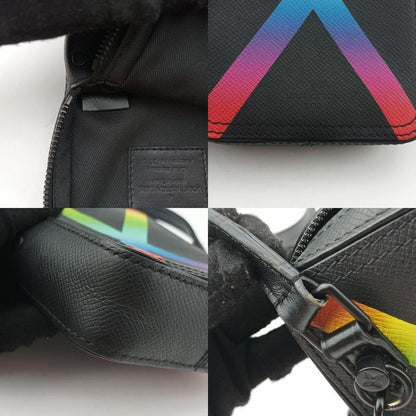 Louis Vuitton Danube Messenger Black X Multicolor Taiga M30332 Ca2179 IC Chip