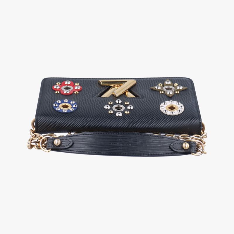 Louis Vuittonportefeuille Twist Noir Black × Multicolor Epi M62463 Sp4186