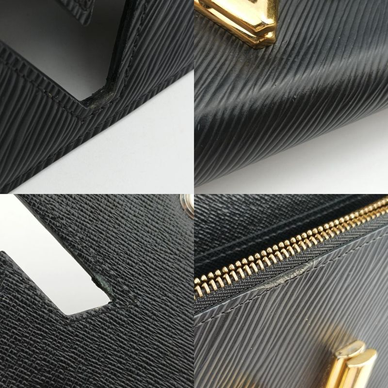 Louis Vuittonportefeuille Twist Noir Black × Multicolor Epi M62463 Sp4186