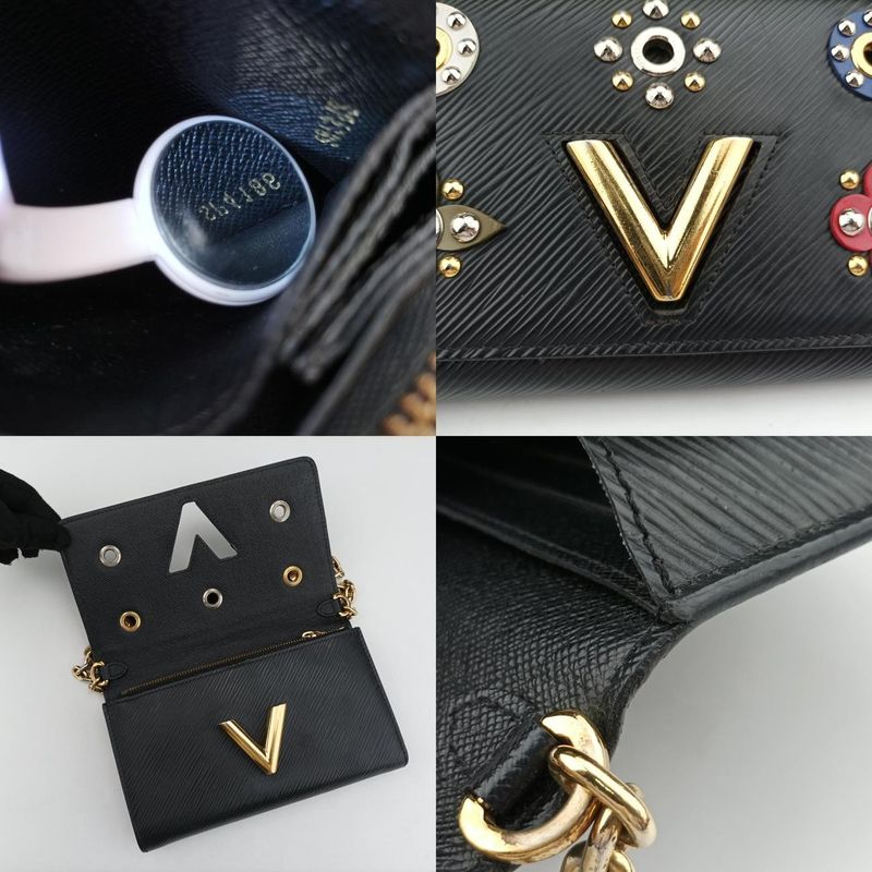 Louis Vuittonportefeuille Twist Noir Black × Multicolor Epi M62463 Sp4186